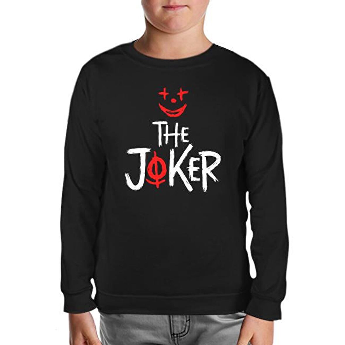 The Joker - Look Siyah Çocuk Sweatshirt