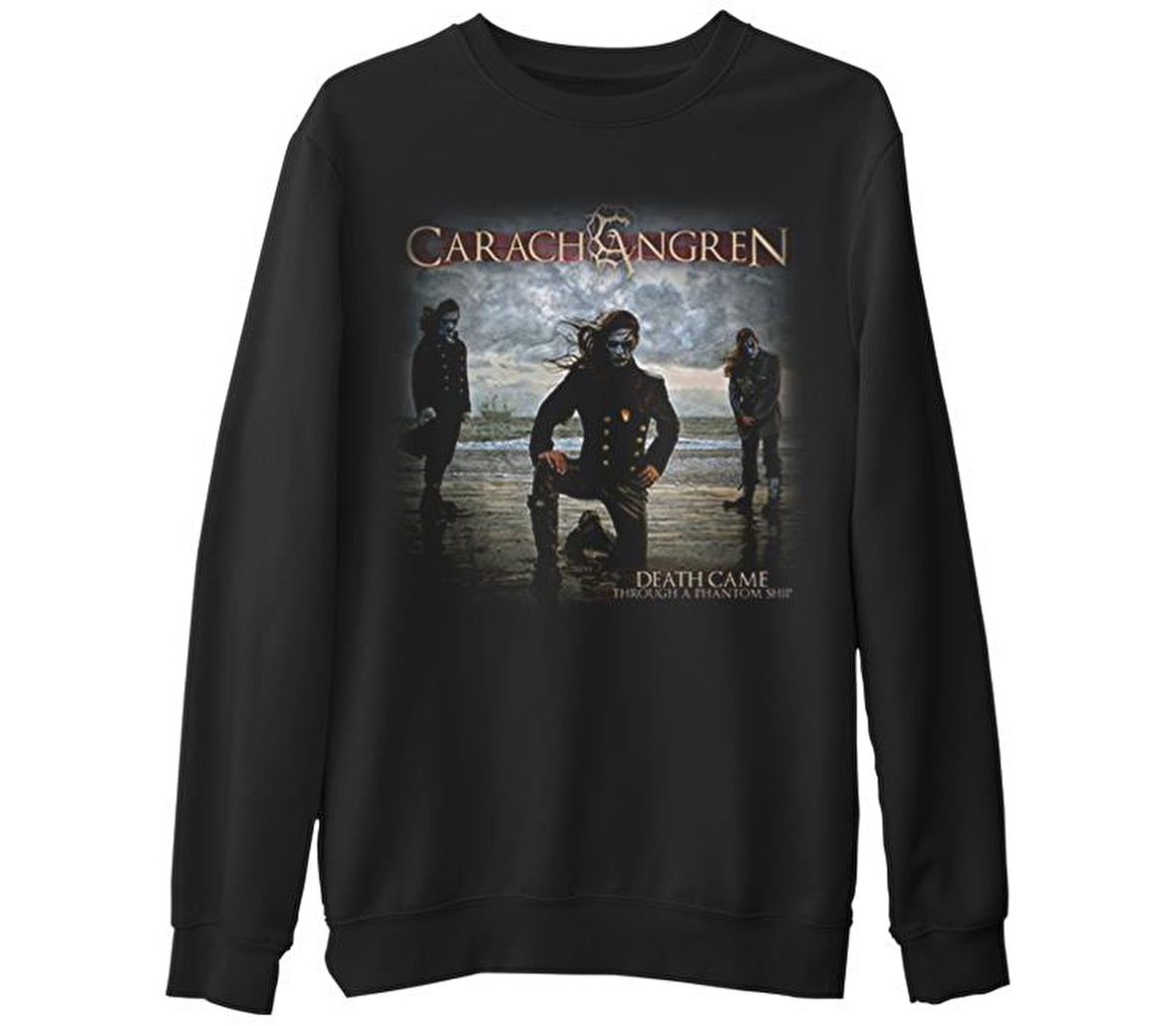 Carach Angren - Phantom Ship  Siyah Erkek Kalın Sweatshirt