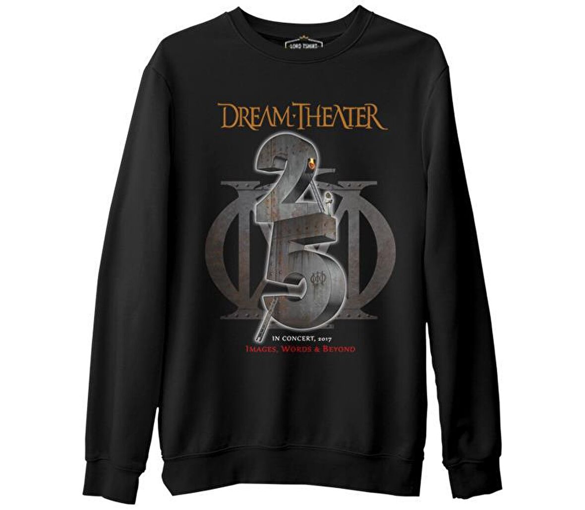 Dream Theater - In Concert 2017  Siyah Erkek Kalın Sweatshirt