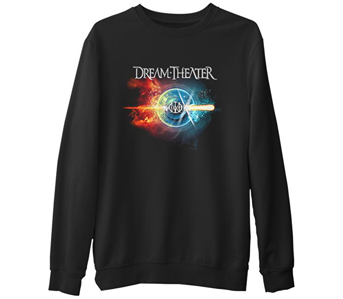 Dream Theater - One Shot  Siyah Erkek Kalın Sweatshirt