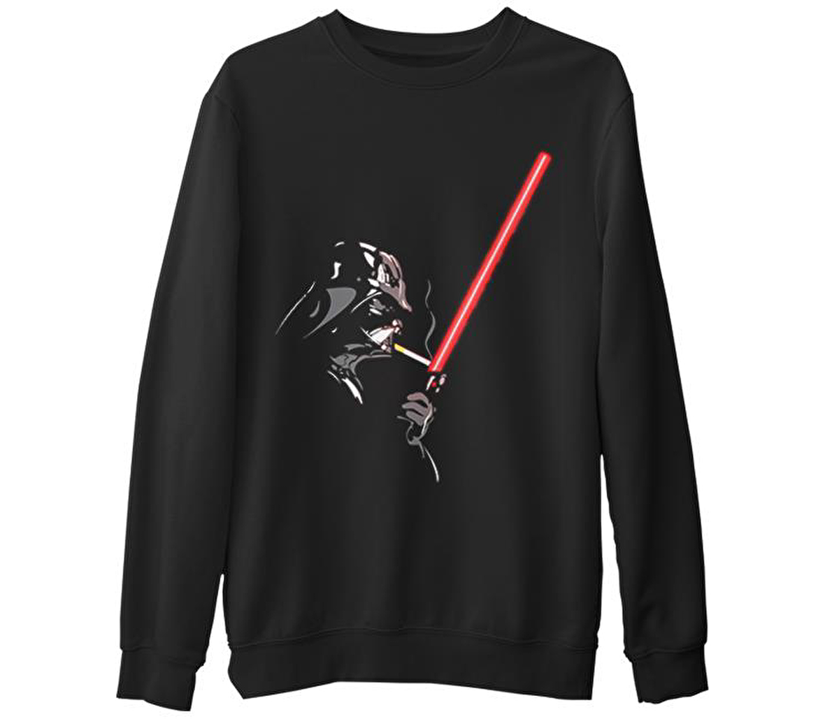Star Wars - Lighter  Siyah Erkek Kalın Sweatshirt