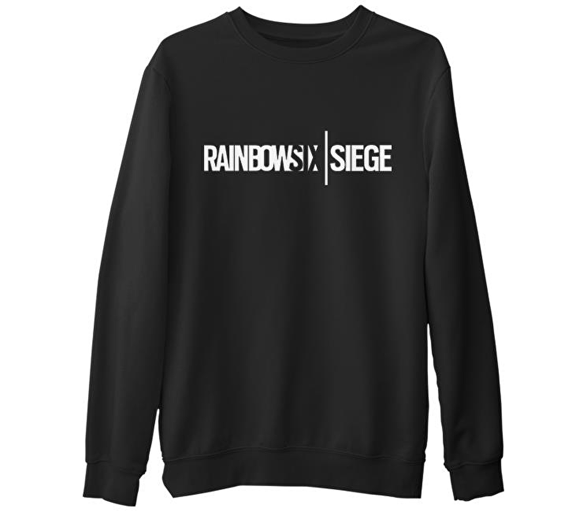 Rainbow Six - Siege Siyah Erkek Kalın Sweatshirt