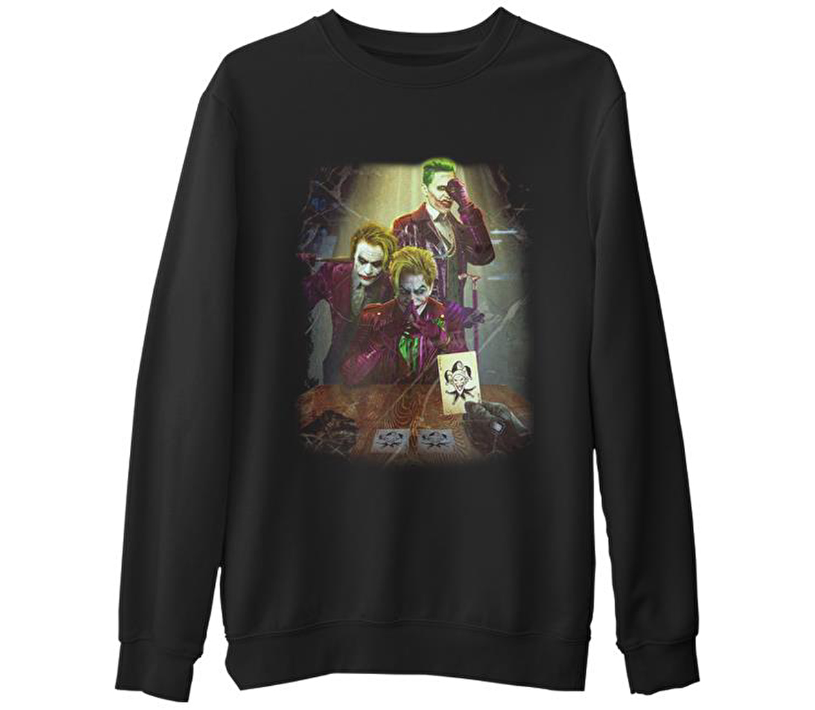 Joker - This One Siyah Erkek Kalın Sweatshirt