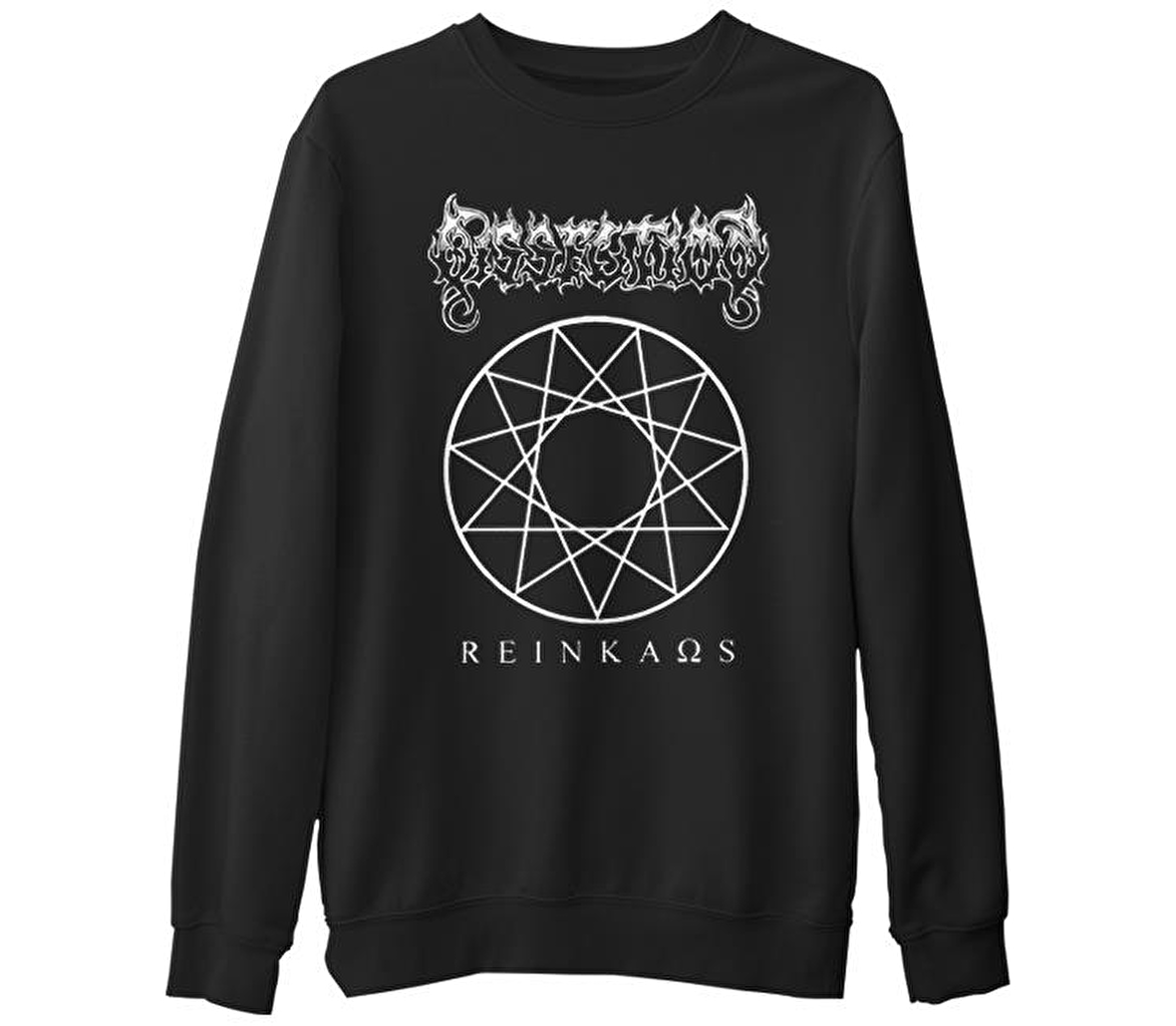 Dissection - Reinkaos Siyah Erkek Kalın Sweatshirt
