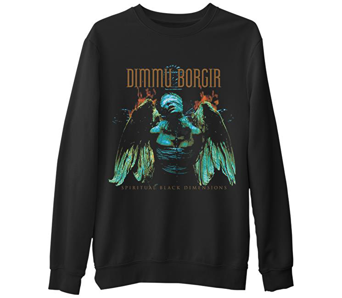 Dimmu Borgır - Dimensions Siyah Erkek Kalın Sweatshirt