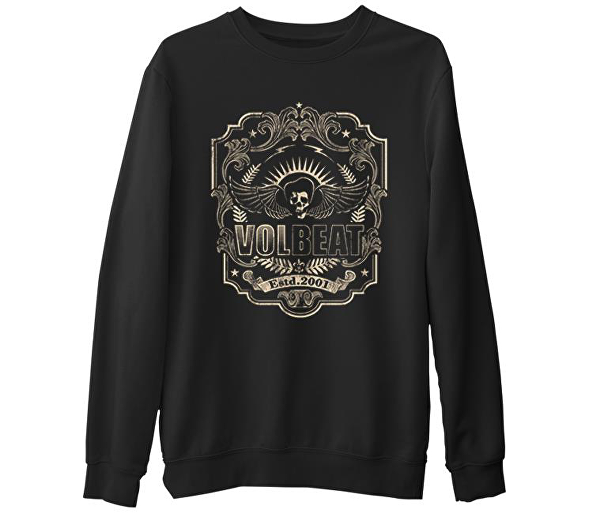 Volbeat  Siyah Erkek Kalın Sweatshirt