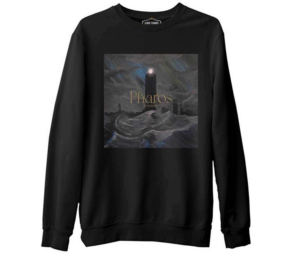 Ihsahn - Pharos Siyah Erkek Kalın Sweatshirt