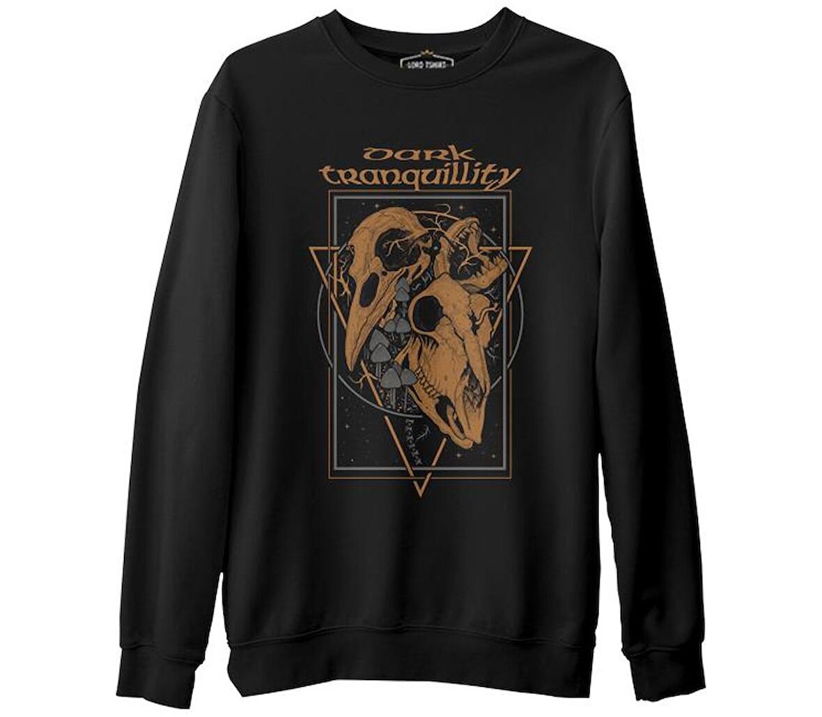 Dark Tranquillity - Skulls Siyah Erkek Kalın Sweatshirt