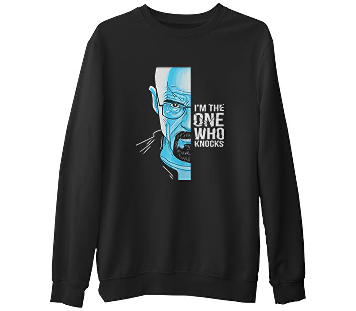 Breaking Bad - I am The One Siyah Erkek Kalın Sweatshirt