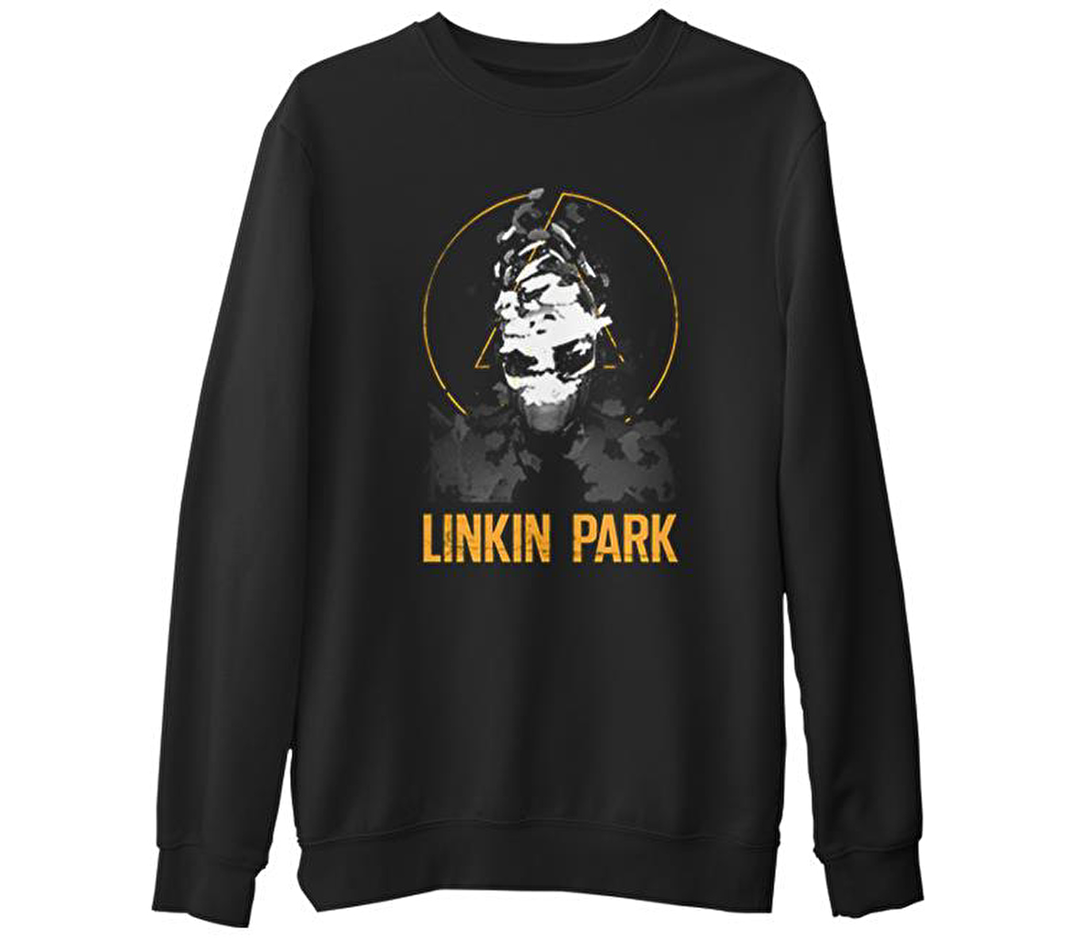 Linkin Park - Soldier  Siyah Erkek Kalın Sweatshirt