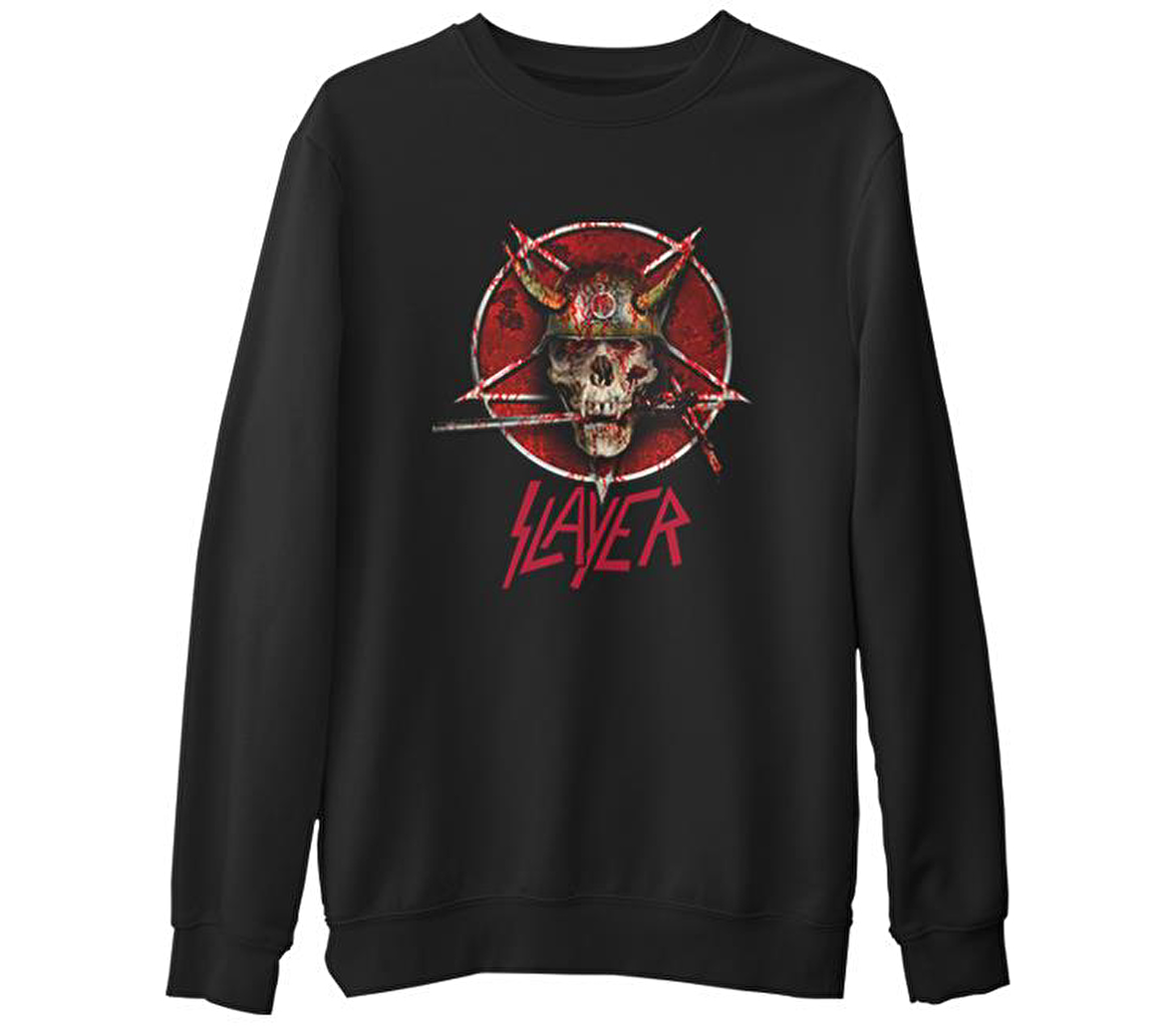 Slayer - Lost Sword  Siyah Erkek Kalın Sweatshirt