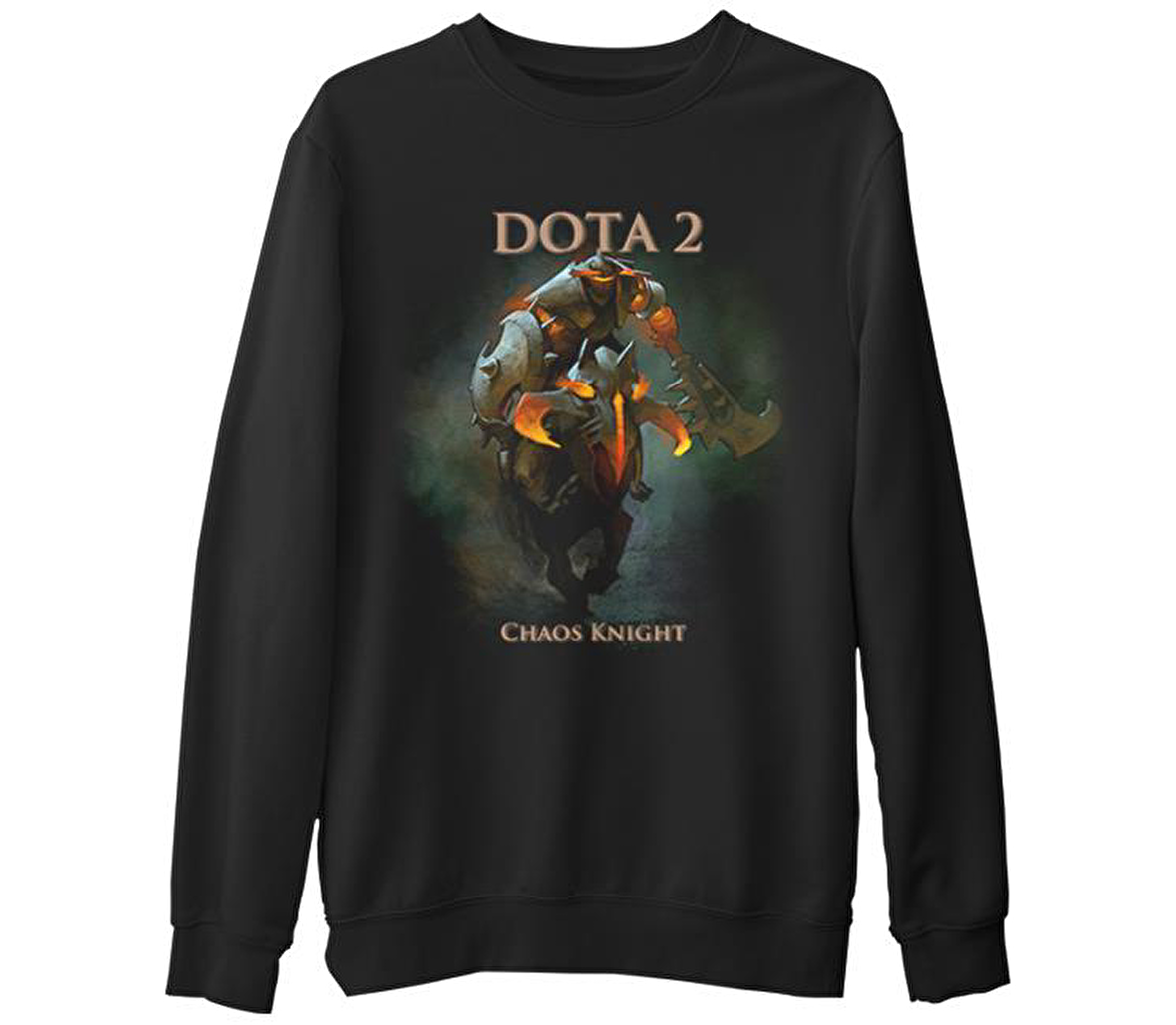 Dota 2 - Chaos Knight  Siyah Erkek Kalın Sweatshirt