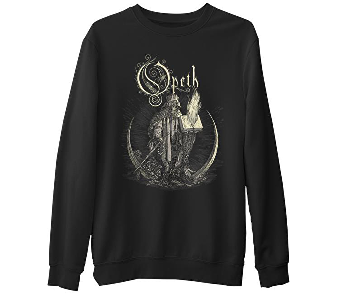 Opeth - Ghost Reveries 2  Siyah Erkek Kalın Sweatshirt