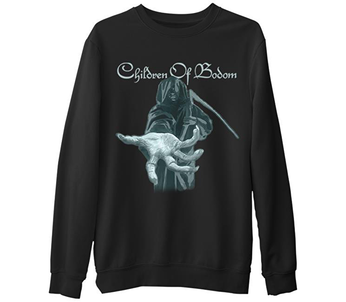 Children of Bodom - Something Wild  Siyah Erkek Kalın Sweatshirt