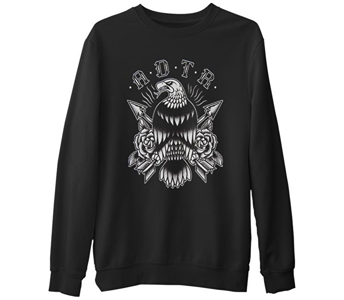 A Day To Remember - Eagle  Siyah Erkek Kalın Sweatshirt