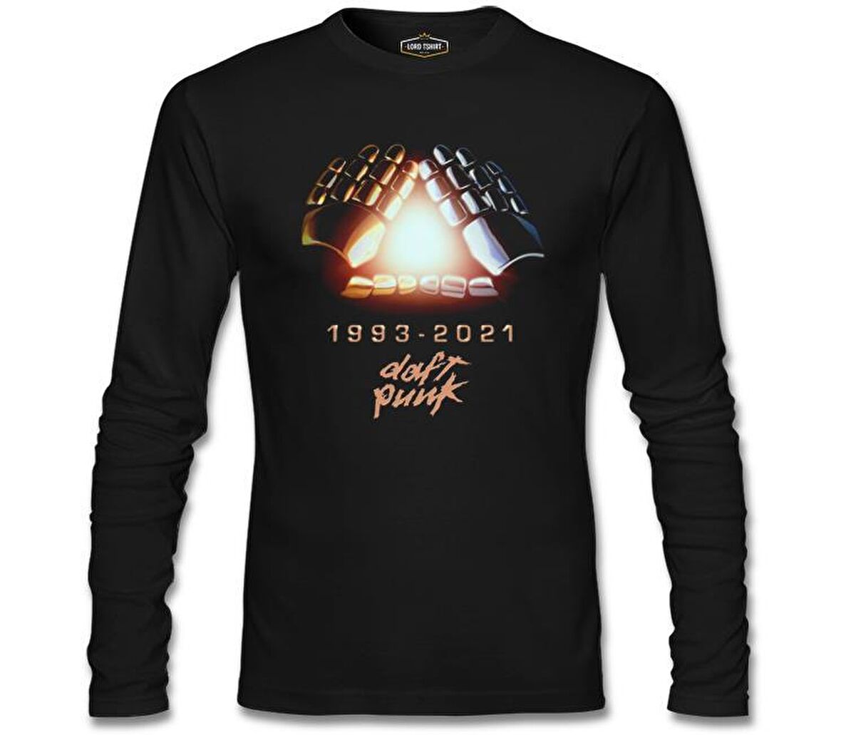 Daft Punk - 1993-2021  Siyah Erkek Sweatshirt
