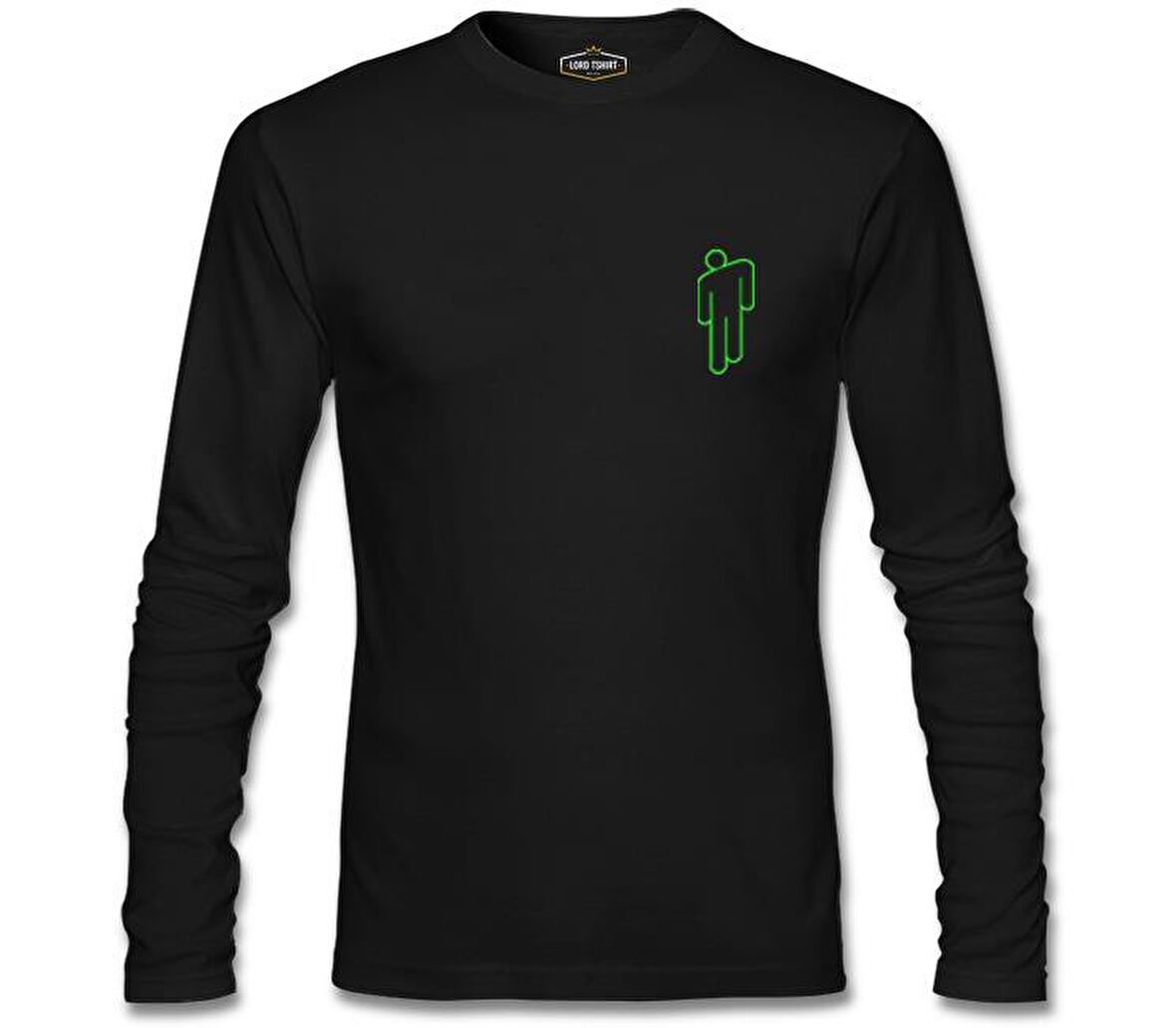 Billie Eilish - Blohsh Logo Siyah Erkek Sweatshirt