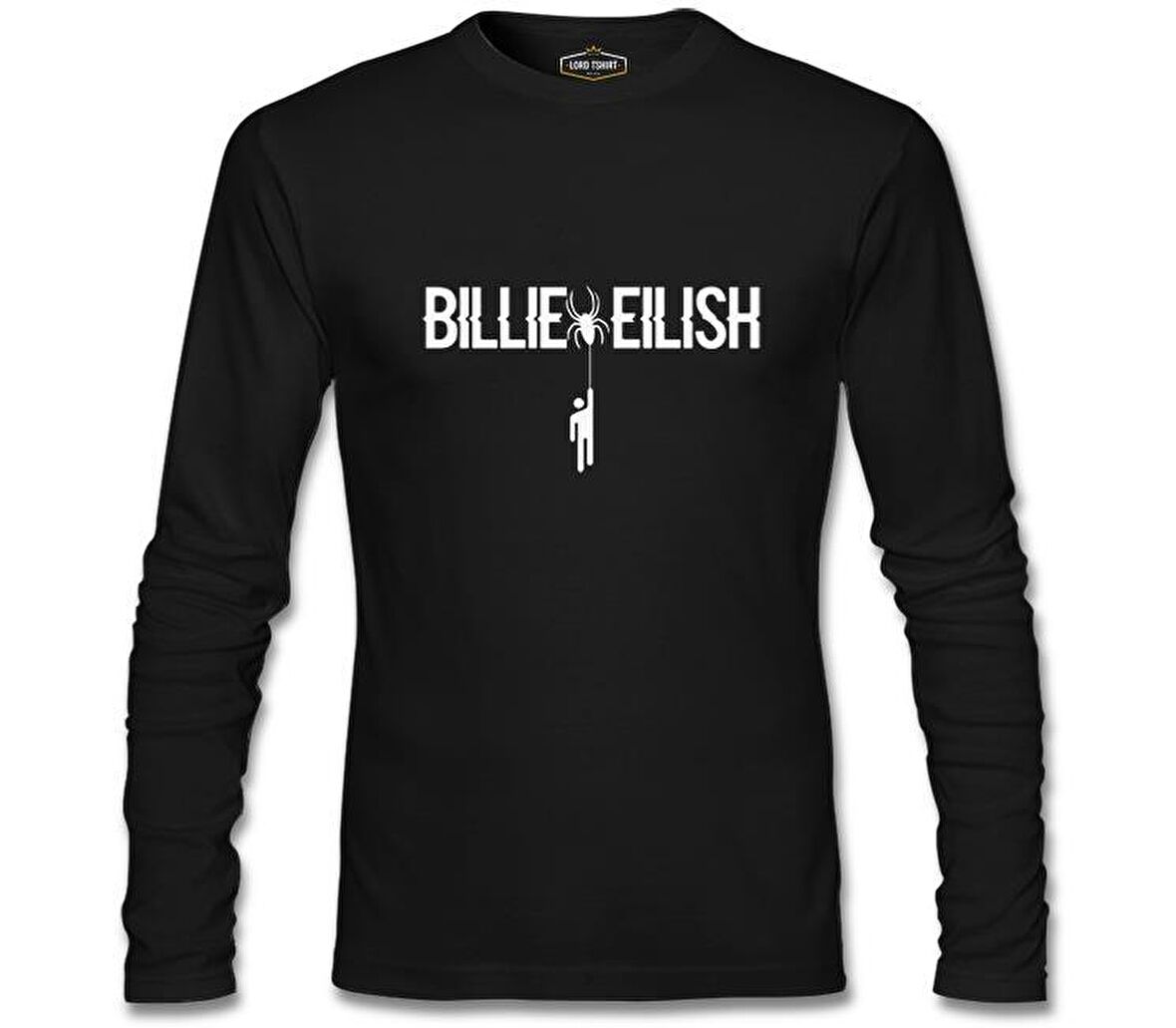 Billie Eilish with Blohsh Siyah Erkek Sweatshirt