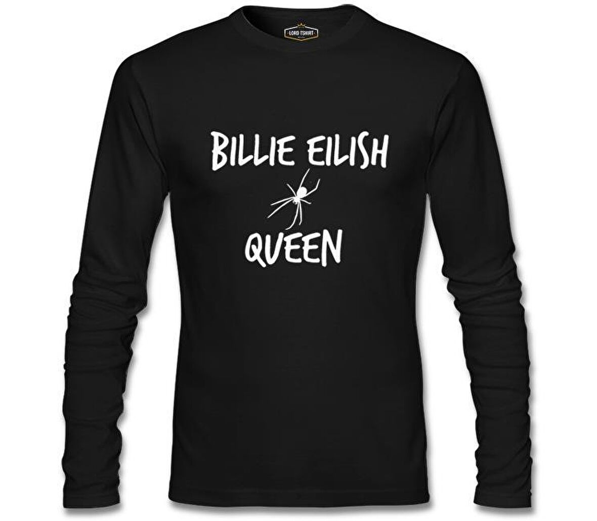 Billie Eilish - Queen Siyah Erkek Sweatshirt