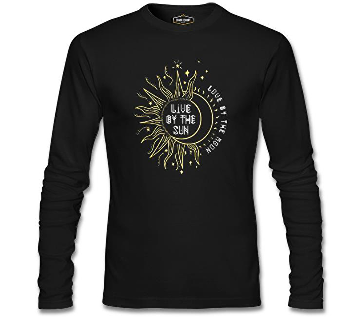 Ay Güneş - Live by the Sun  Siyah Erkek Sweatshirt