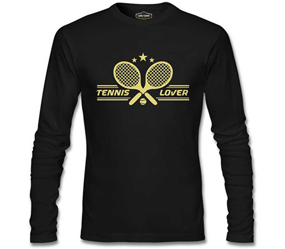 Tenis - Lover Siyah Erkek Sweatshirt