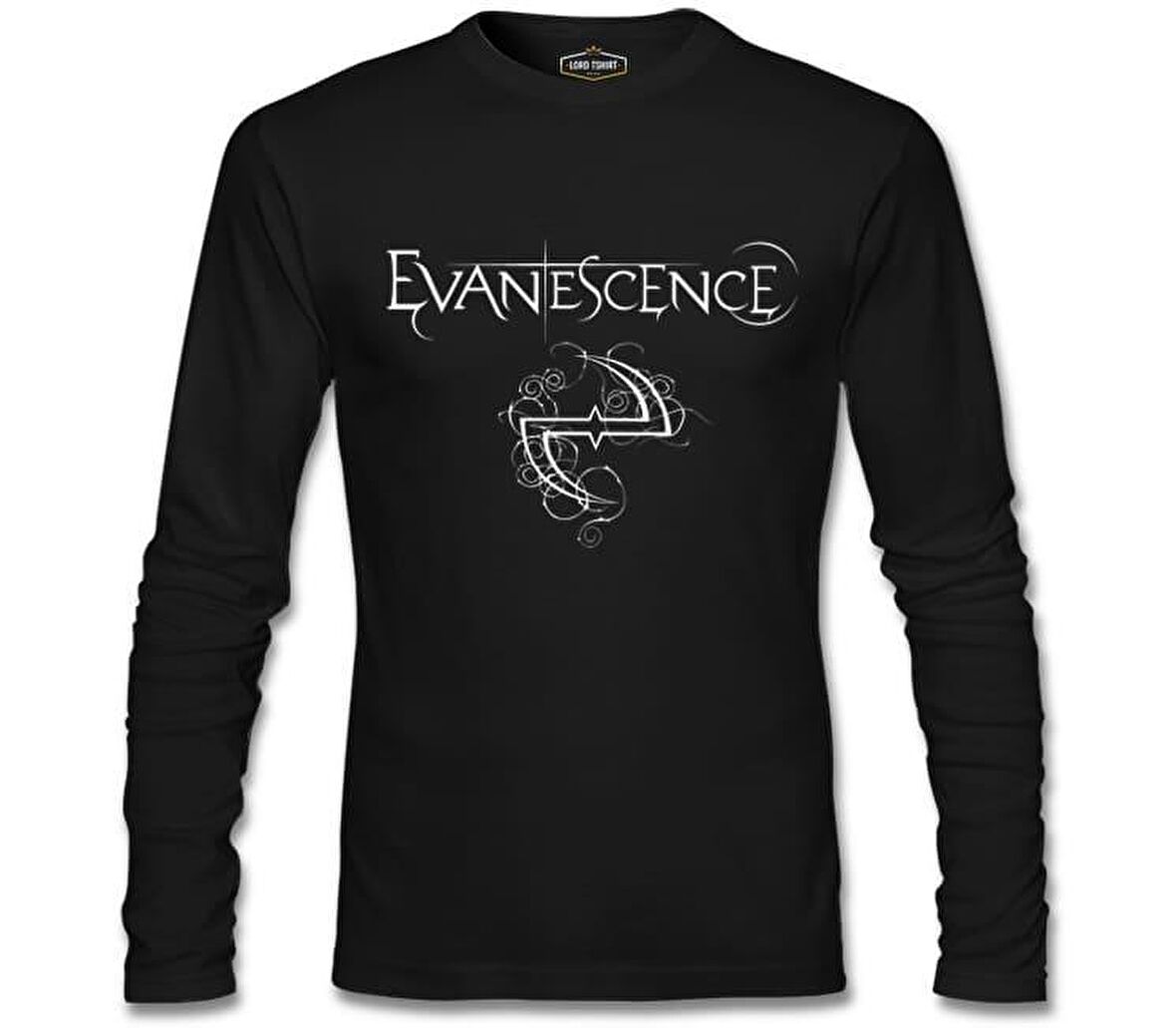 Evanescence Logo II Siyah Erkek Sweatshirt
