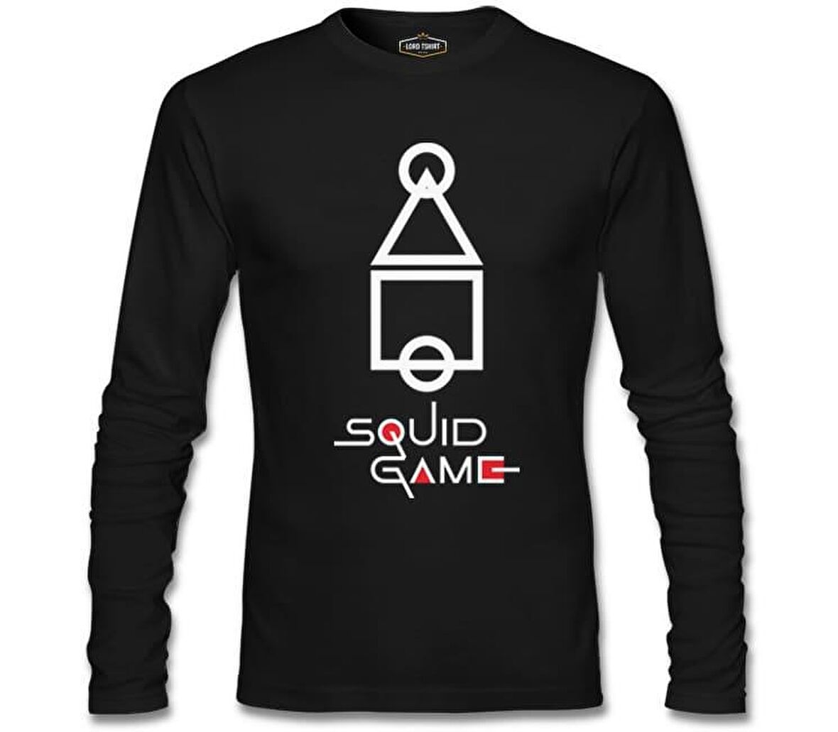 Squid Game-Final Game Siyah Erkek Sweatshirt