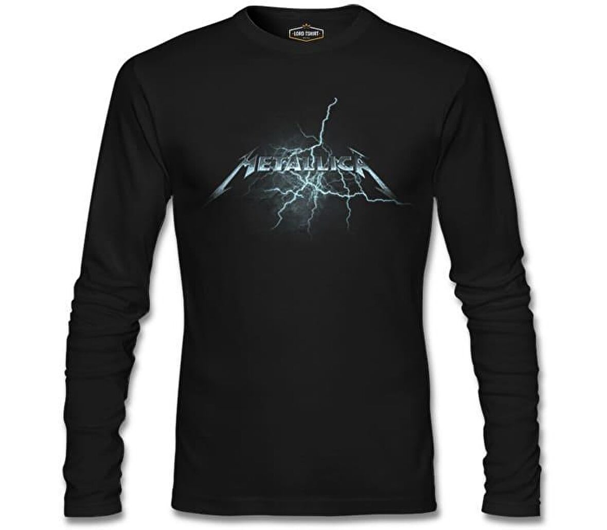 Metallica - Thunder Siyah Erkek Sweatshirt