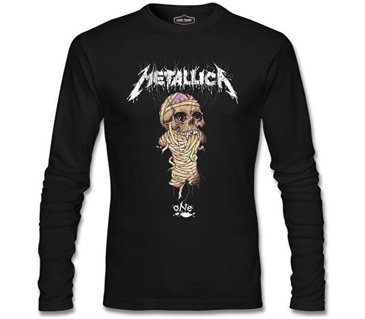 Metallica - One Siyah Erkek Sweatshirt