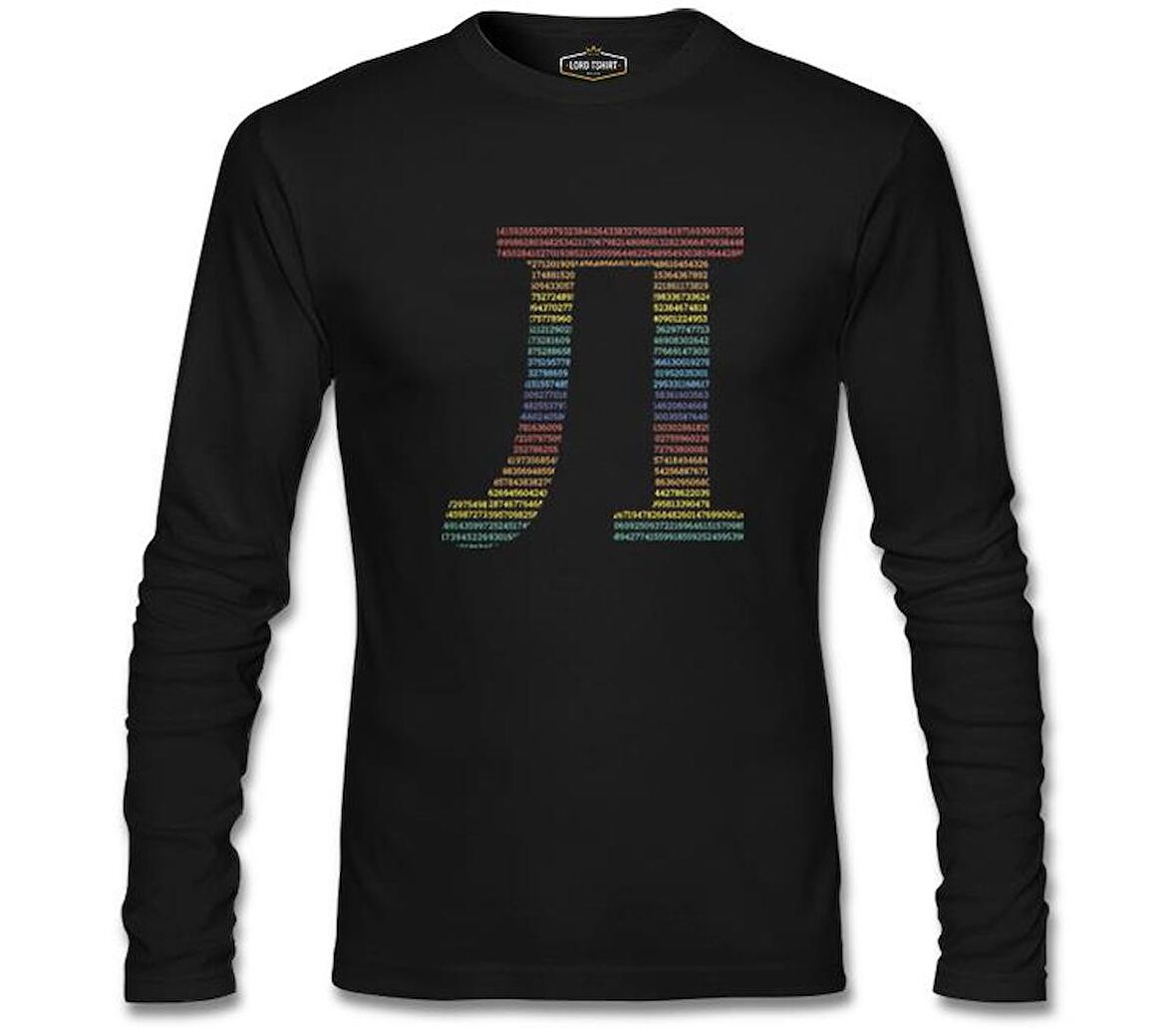 Matematik - Pi 15 Siyah Erkek Sweatshirt