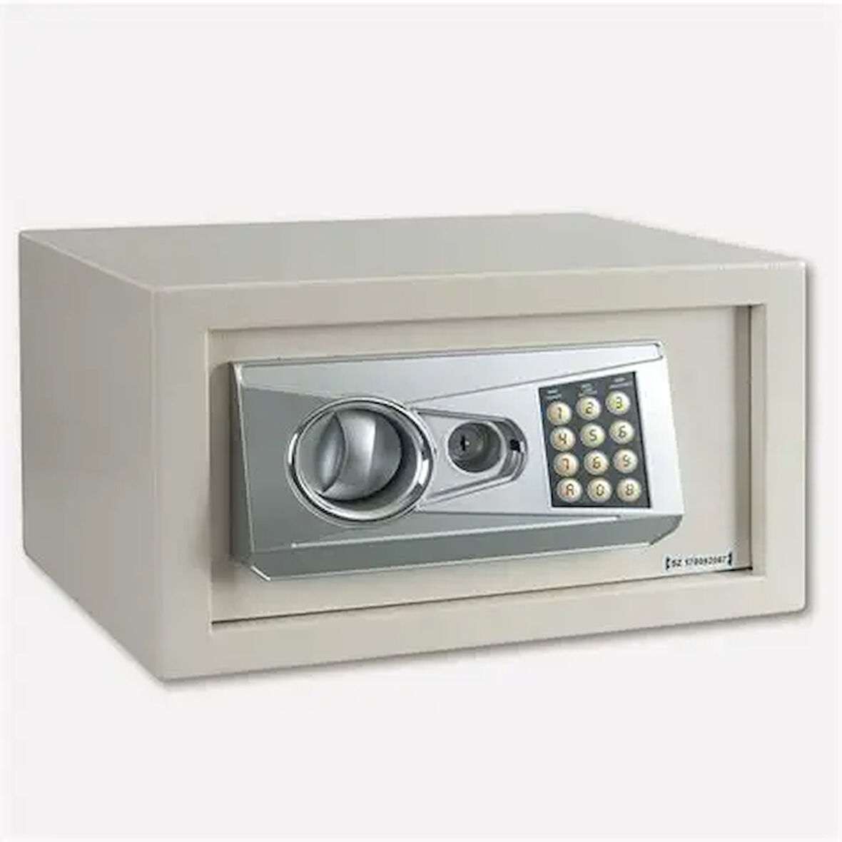 Stabilit Şifreli Krem 31x20x20 cm Elektronik Para Kasası Siyah