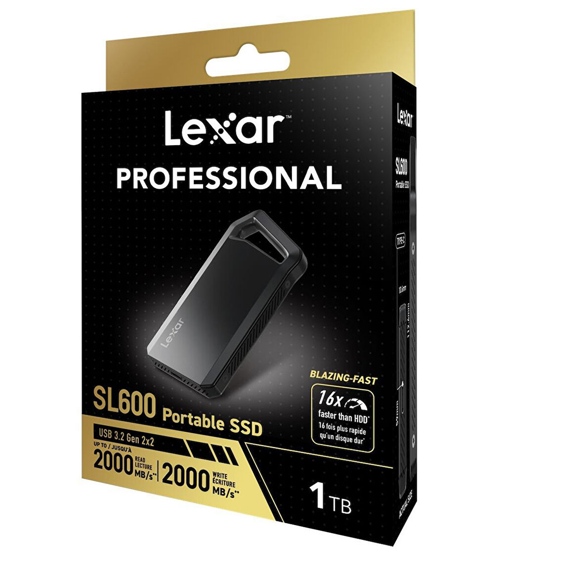 LEXAR 1TB LSL600X001T-RNBNG EXT.SSD 1TB USB3.2 GEN2X2 UP TO 2000MB/S READ AND 2000MB/S WRITE