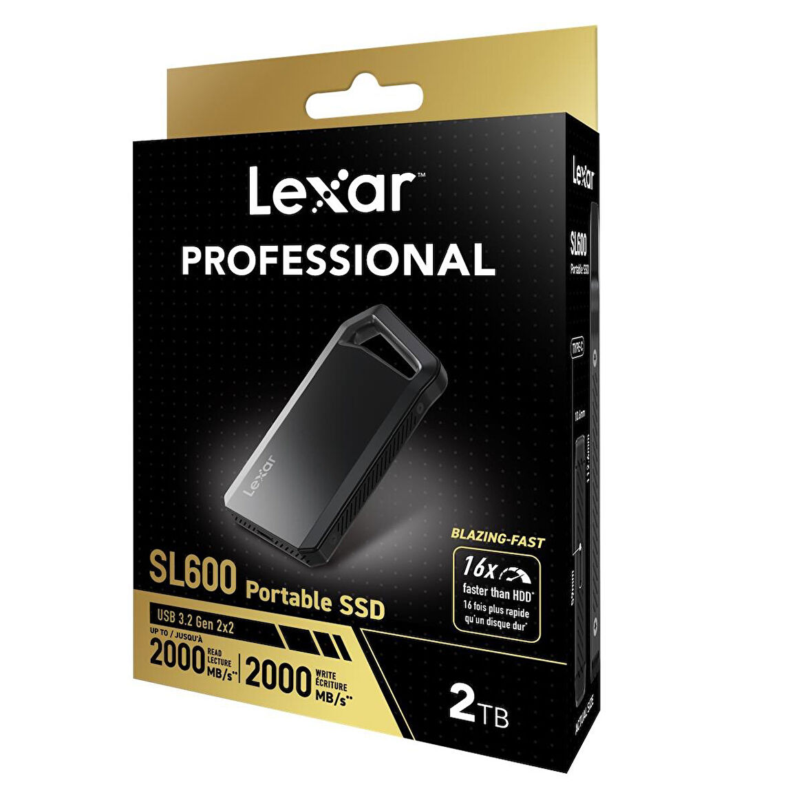 LEXAR 2TB LSL600X002T-RNBNG EXT.SSD 2TB USB3.2 GEN2X2 UP TO 2000MB/S READ AND 2000MB/S WRITE