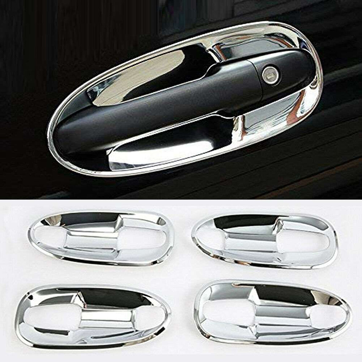 Mercedes Vito Uyumlu W447 2014 Sonrası Dış Kapı Kolu İç Kaplama ABS Krom