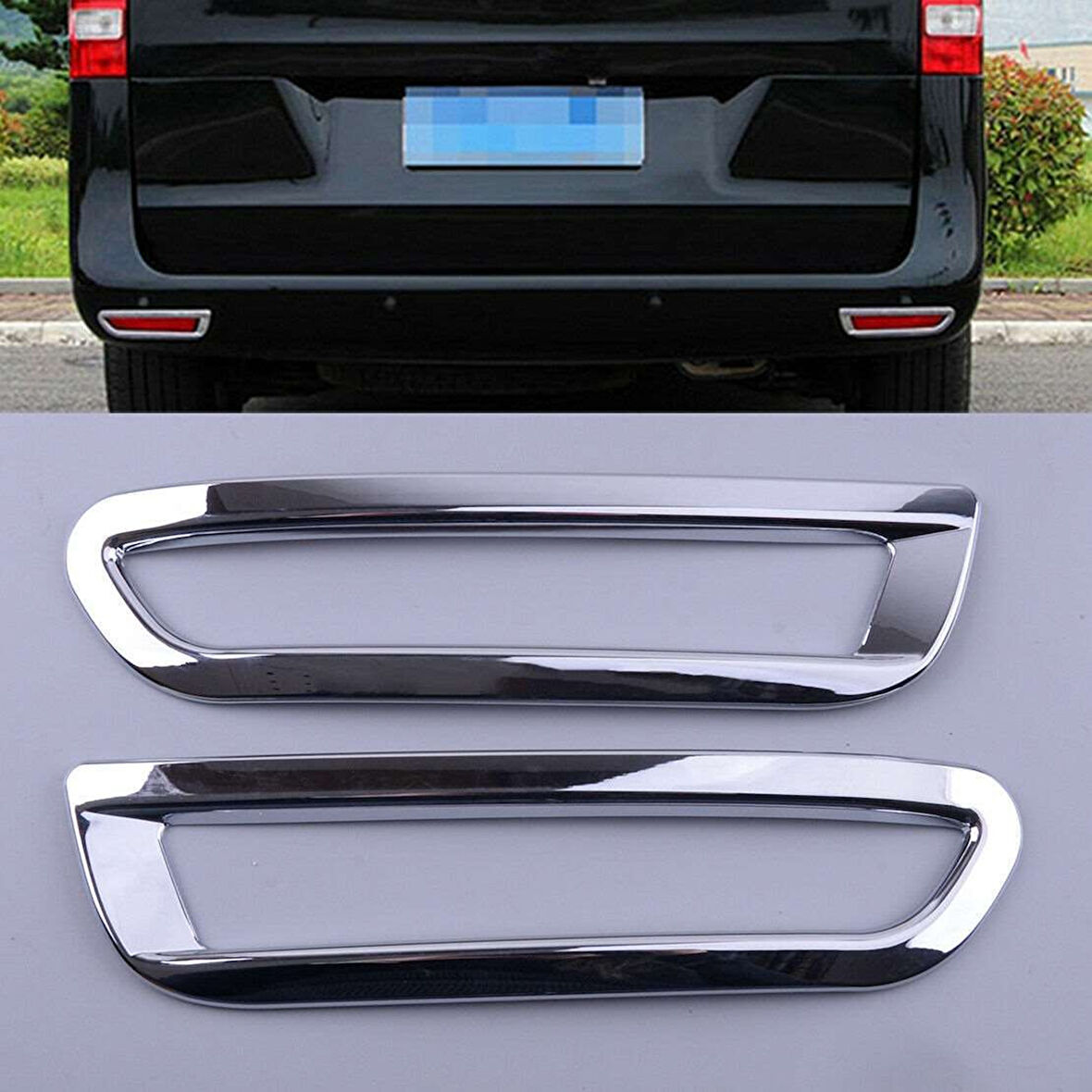 Mercedes Vito Uyumlu W447 2014 Sonrası Arka Reflektör Çerçevesi Krom