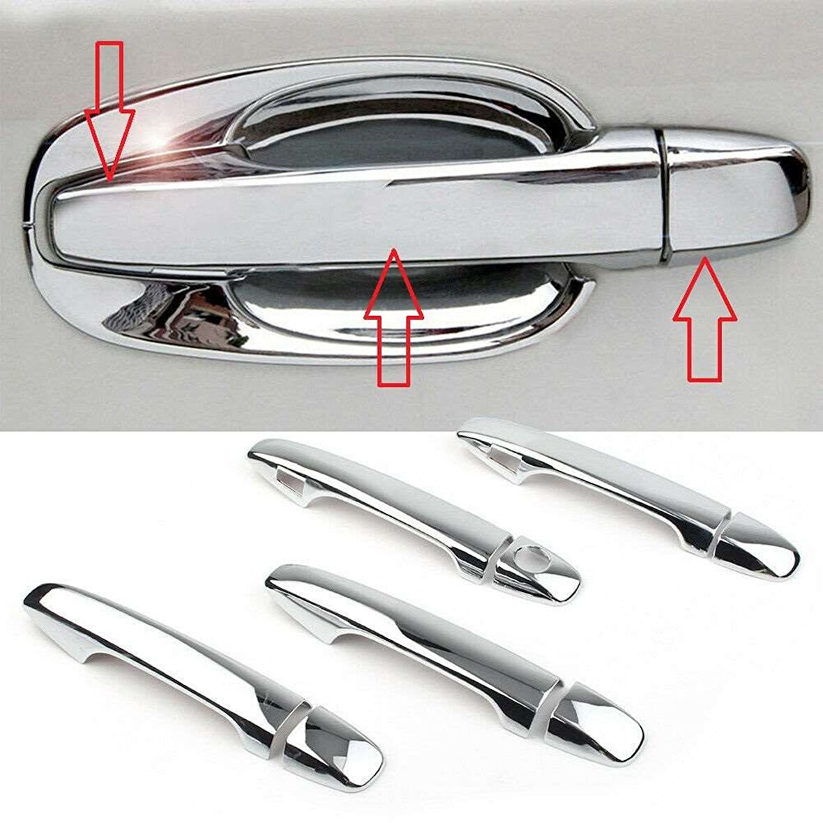 Subaru Forester Uyumlu 2013 2018 Kapı Kolu ABS (Plastik) Krom