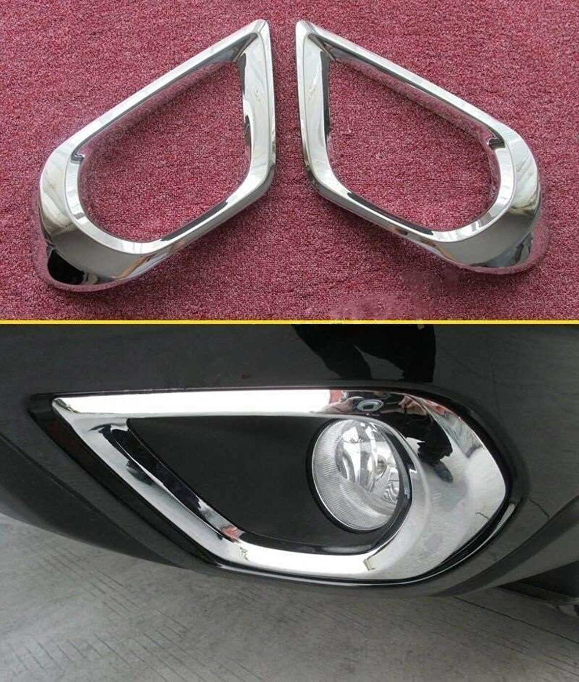 Subaru Forester Uyumlu 2013 2018 Sis Lambası Kaplama Krom