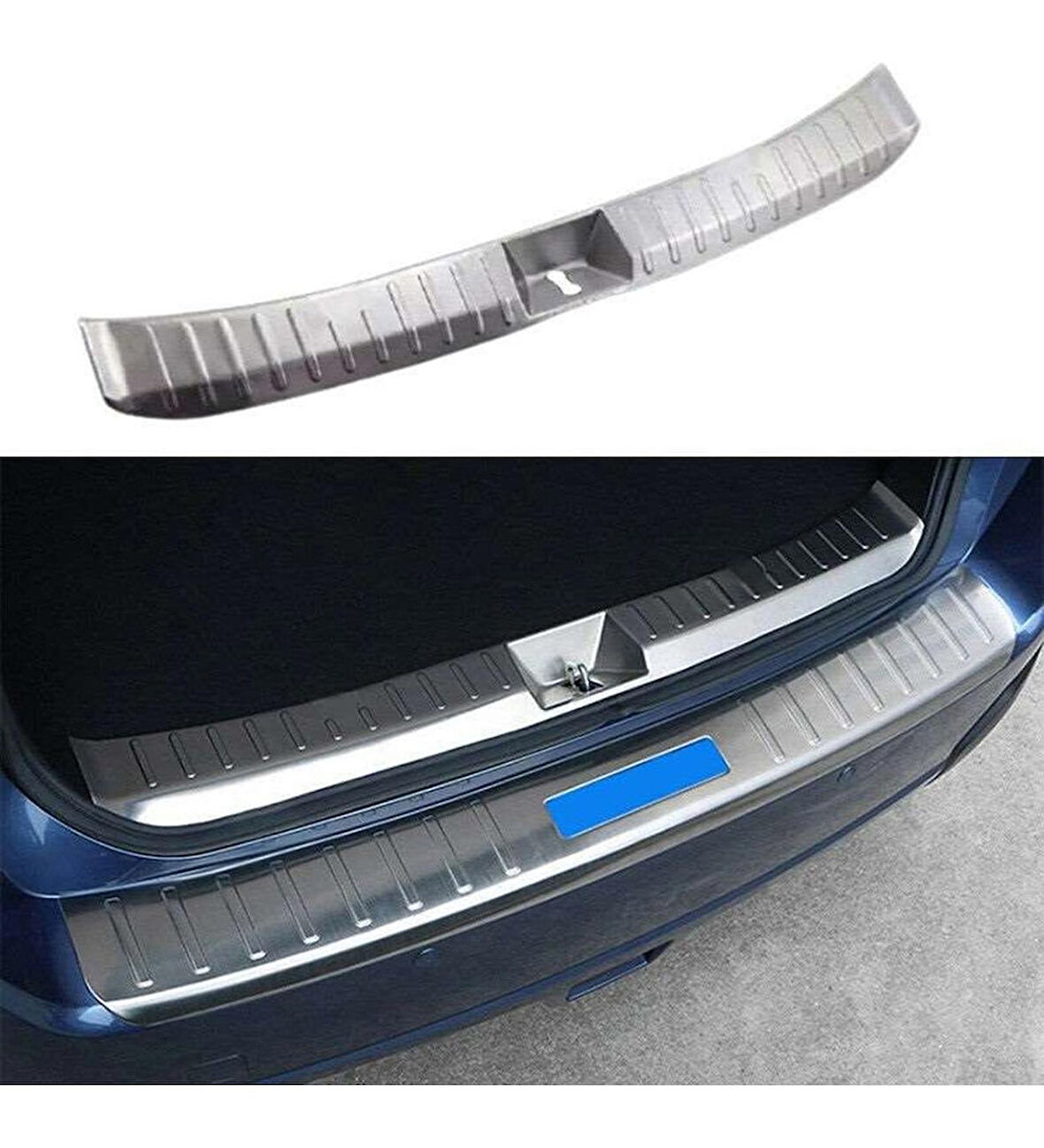 Subaru Forester Uyumlu 2013 2018 Arka Tampon Eşiği Krom