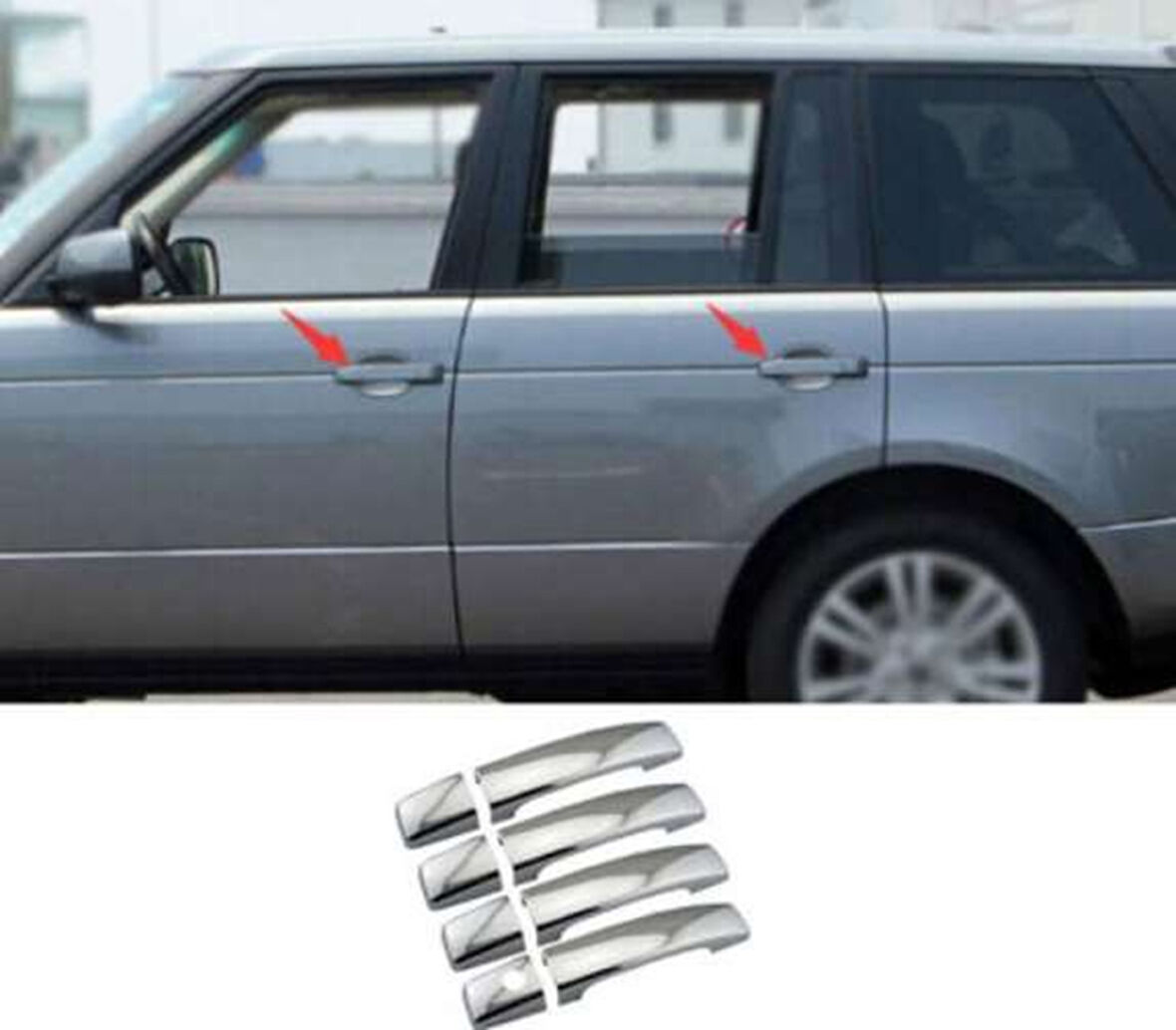 Land Rover Ranger Rover Sport 2013 Sonrası Kapı Kolu ABS (Plastik) Krom