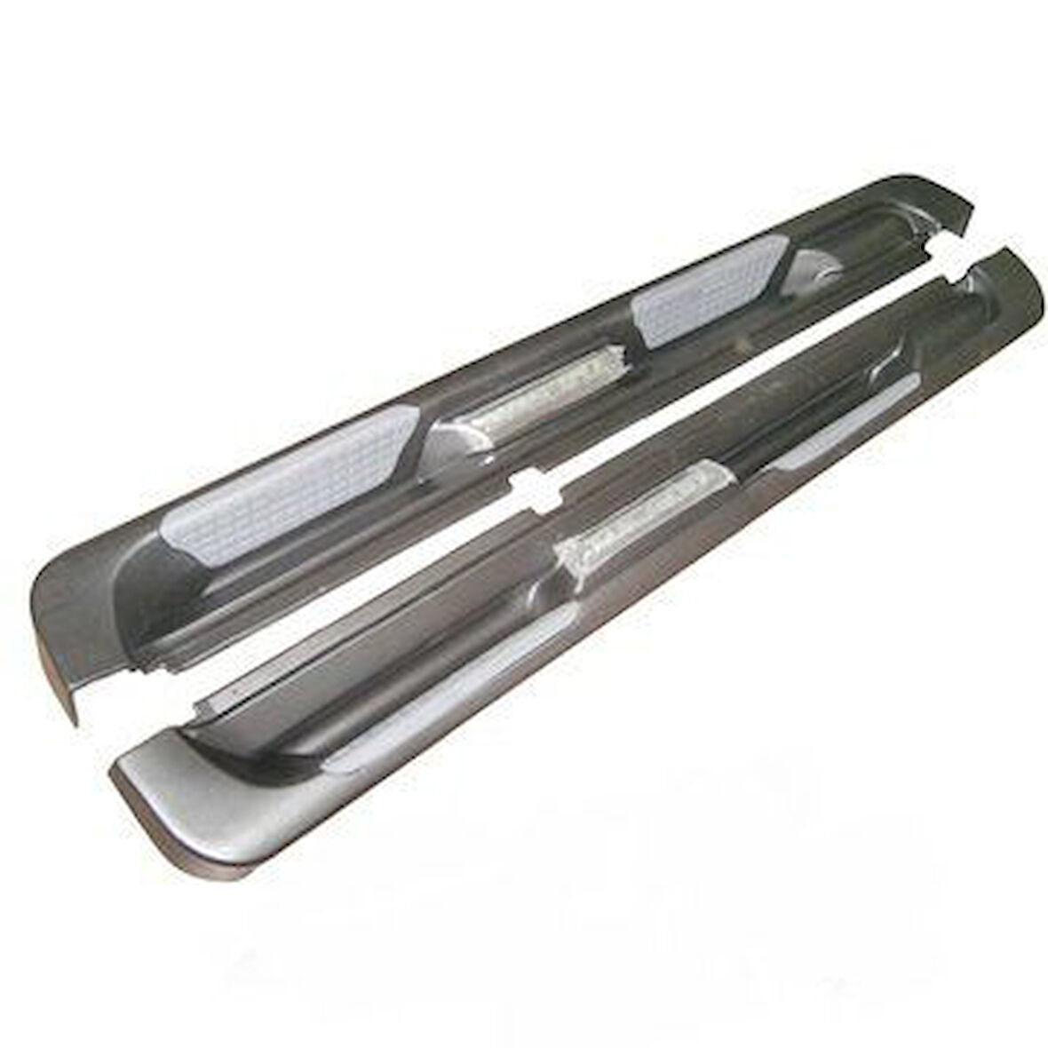 Hyundai Tucson Uyumlu 2004 2014 Yan Basamak Side Step Oem Style Gri