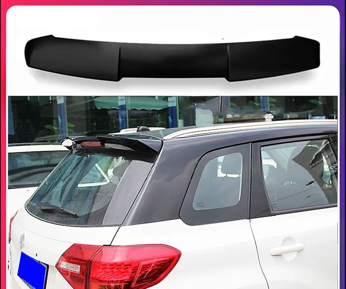 Suzuki Vitara 2015+ Spoiler BOYASIZ ABS (Plastik) 