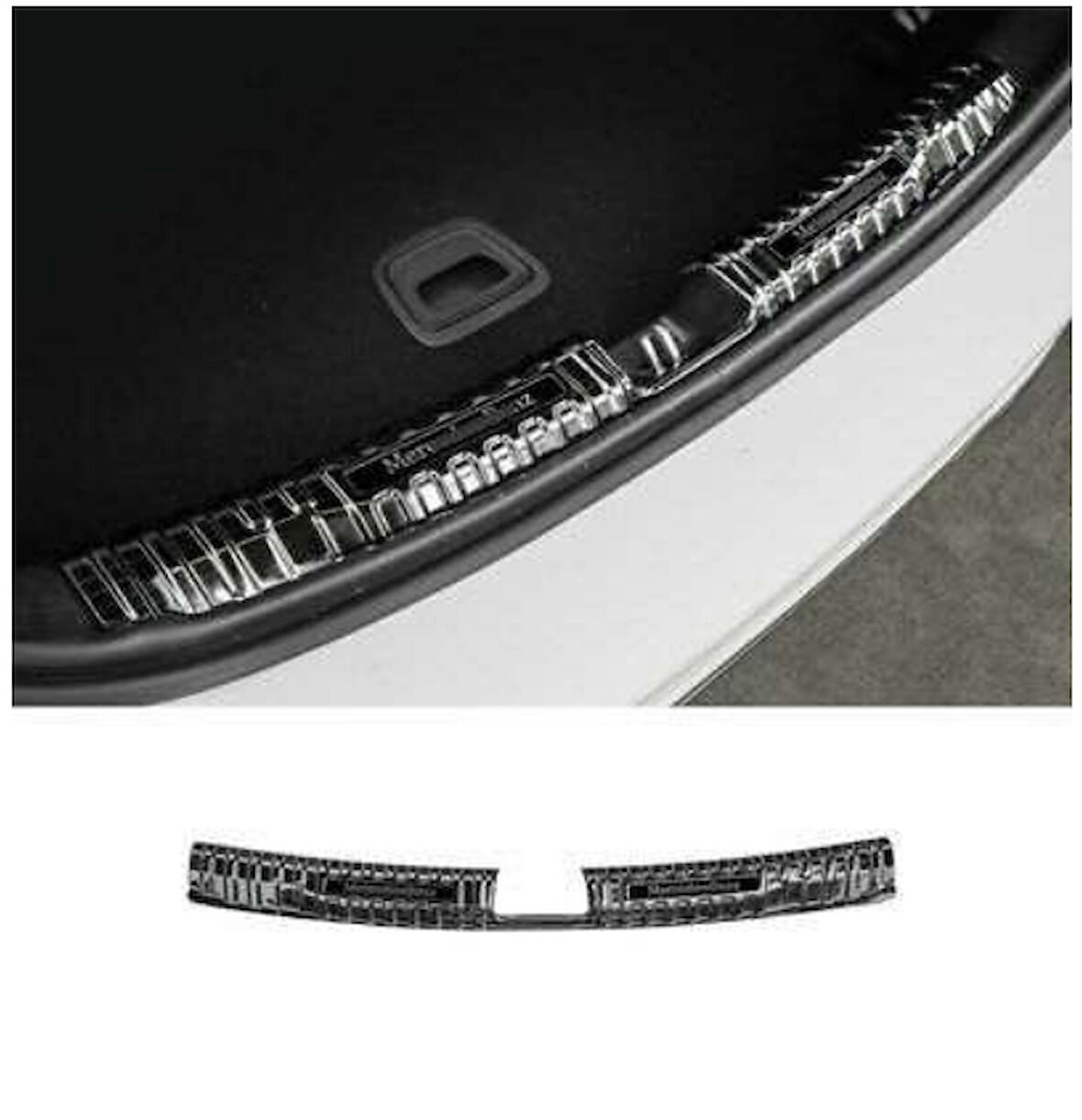 Bmw X5 Uyumlu E70 Krom Arka Tampon İç Eşiği 2007-2013