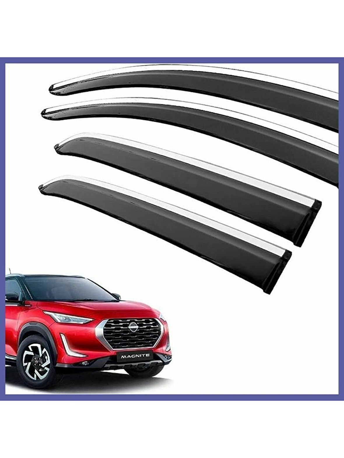 Renault Kadjar 2014+ Kromlu Cam Rüzgarlığı İthal