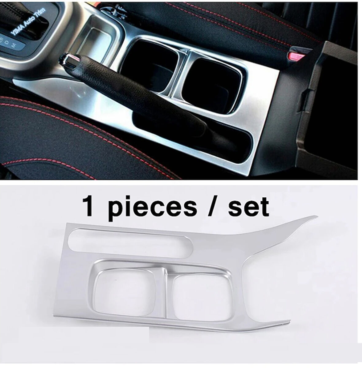 Suzuki Vitara 2015 2019 Arası Bardaklık Çerçevesi ABS (Plastik) Krom 