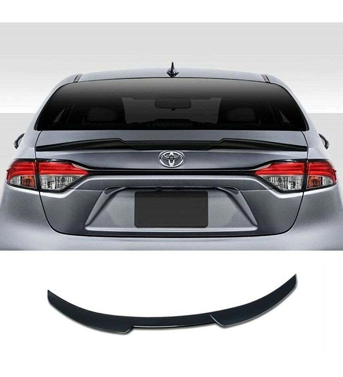 Toyota Corolla Uyumlu 2019 Sonrası Spoiler (Boyasız) 