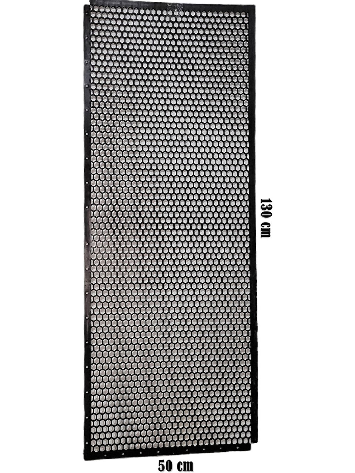 Bal Peteği Abs Plastik Panjur Teli 130x50 cm Siyah