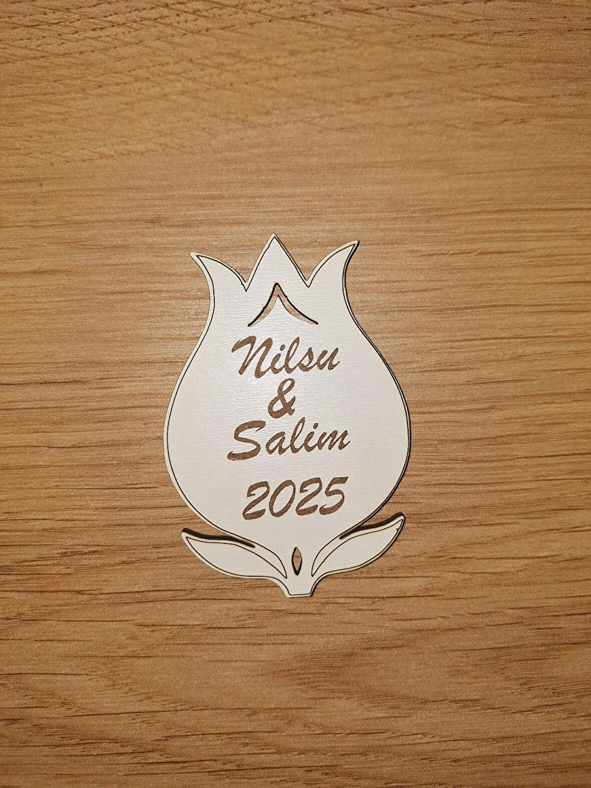 25 Adet Lavanta Tasarım Lale Magnet