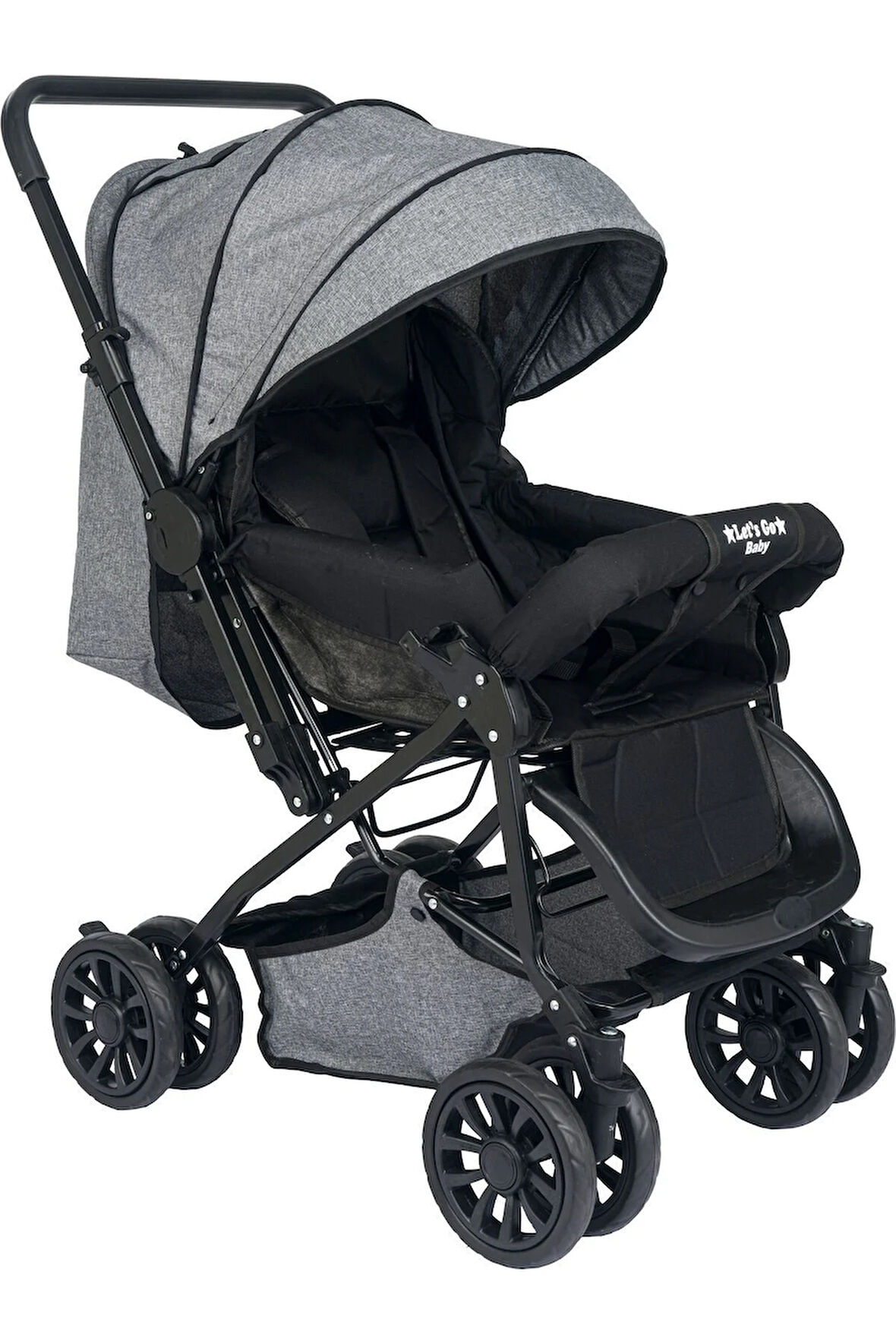 Çift Yönlü Bebek Arabası Bebek Puset Dayanıklı Katlanabilir