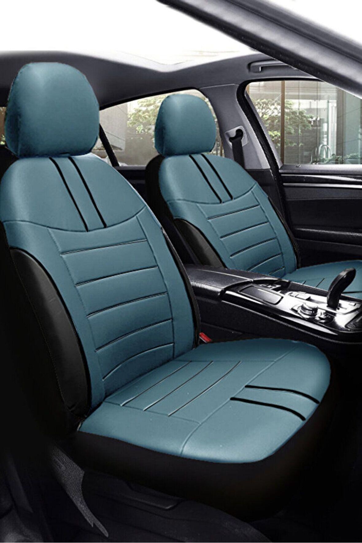 Alfa Romeo Romeo Sedan 1998-2003 Aracınıza Uyumlu Koltuk Kılıfı Luxe Deri B. Mavisi