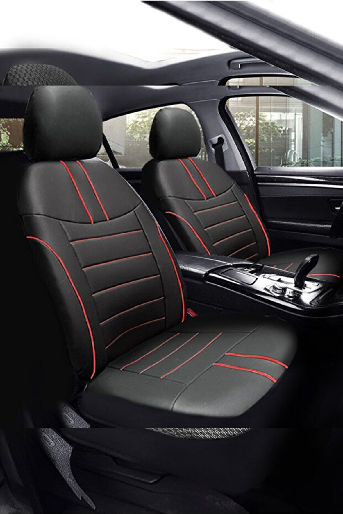 Mitsubishi Lancer Sedan / Köpek Baliği Modeli 2008-2013 Aracınıza Uyumlu Koltuk Kılıfı Bakü Serisi